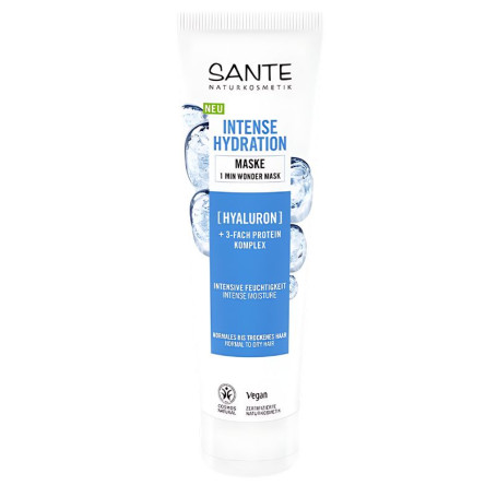 Máscara Capilar 1Min Hidratação Intensa Hyaluron 150Ml Sante