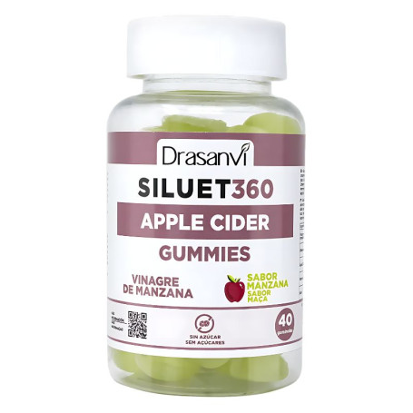 Siluet 360º Vinagre de Maçã 40 Gomas Drasanvi