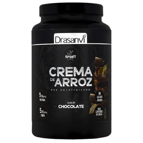 Creme de Arroz Sabor Chocolate 1 Kg Sport Live Drasanvi