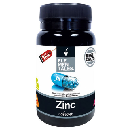 Zinco 60 Cápsulas Vegetais Nova Diet