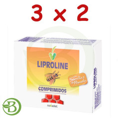 Pacote 3x2 Liproline 30 Comprimidos Nova Diet
