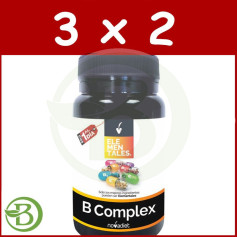 Pacote 3x2 Complexo B 60 Cápsulas Vegetais Nova Diet