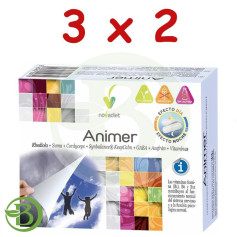Pacote 3x2 Animer 60 Cápsulas Vegetais Nova Diet