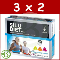 Pacote 3x2 Siludiet 15 Cápsulas Vegetais Nova Diet