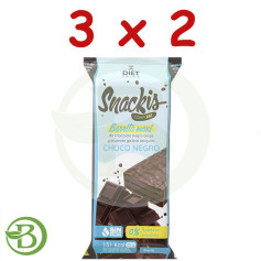 Pack 3x2 Snackis Compleat Choco Preto 35 Gr Herbora