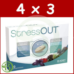 Pacote 4x3 Stress Out 20 comprimidos Eladiet