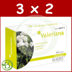 Pacote 3x2 Valeriana 60 Comprimidos Eladiet