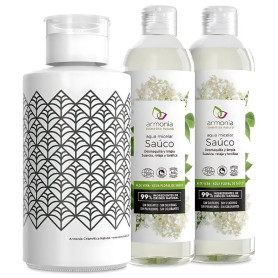 Pack 2Uds Água Micelar Sauco Bio + Garrafa Vidro Armonia