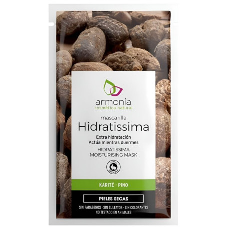Máscara facial noturna Hidratissima Armonia dose única