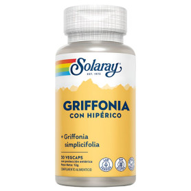 Griffonia com erva de São João 30 cápsulas Solaray