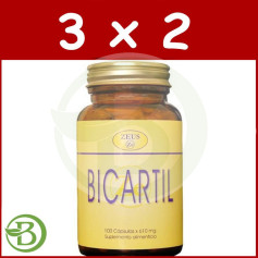 Pacote 3x2 Bicartil 100 Cápsulas Zeus