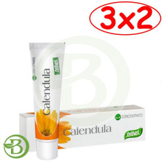 Pacote 3x2 Creme Calêndula Orgânico 50Ml. Santiveri
