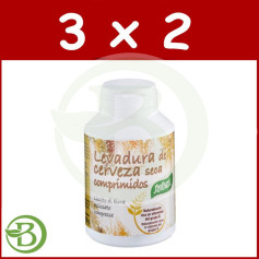 Pacote 3x2 Levedura de Cerveja 350 Comprimidos Santiveri