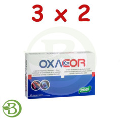 Pacote 3x2 Oxacor K-2 40 Cápsulas Santiveri