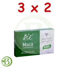 Pacote 3x2 Maca Orgânica 60 Cápsulas Santiveri