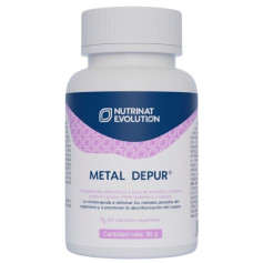 Metal Depur 60 cápsulas vegetais Nutrinat Evolution