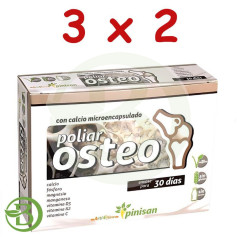 Pacote 3x2 Poliar Osteo 60 Cápsulas Pinisan