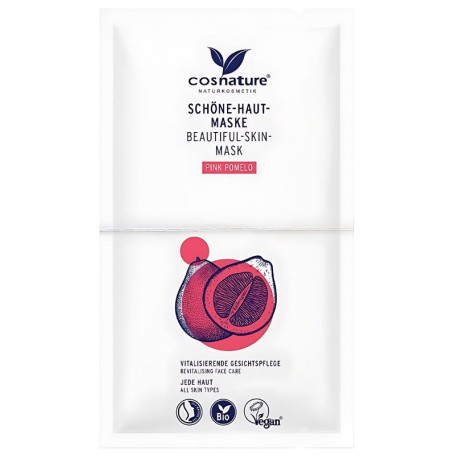 Máscara Facial Beautiful Skin Toranja Rosa 2X8ml Cosnature