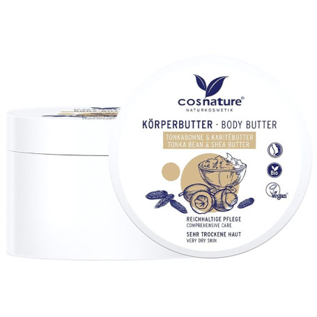 Manteiga Corporal Judaica Orgânica Tonka &amp; Shea 200Ml Cosnature