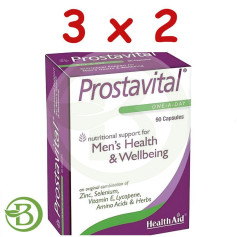 Pacote 3x2 Prostavital 90 Cápsulas Health Aid