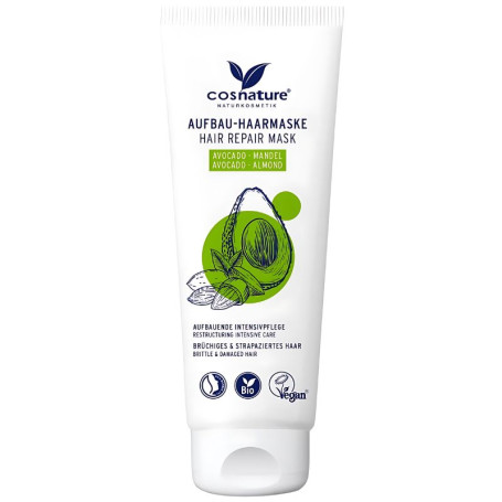 Máscara Reparadora Orgânica de Amêndoa e Abacate 100Ml Cosnature
