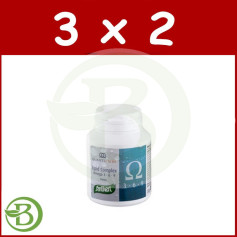 Pacote 3x2 Complexo Lipídico Omega 3-6-9 125 Pérolas Santiveri