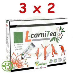 Pacote 3x2 L-Carnitea 15 Sticks Pinisan