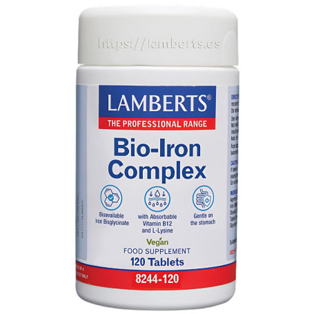 Complexo Bio Ferro 120 Comprimidos Lamberts