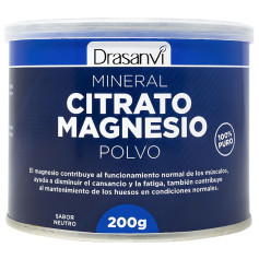 Citrato de Magnésio Mineral em Pó 200Gr Drasanvi