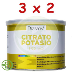 Pack 3x2 Citrato de Potássio Mineral em Pó 350Gr Drasanvi