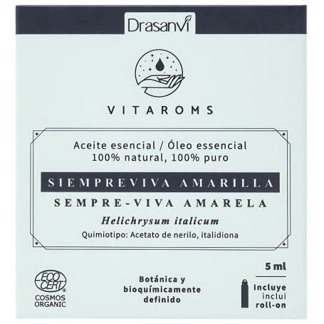 Ac. Essencial Amarelo Immortelle Cos. Ou. 5Ml Vitaroms Drasanvi
