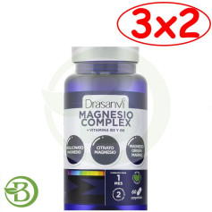 Pacote 3x2 Complexo Mineral Magnésio 60 Comprimidos Drasanvi
