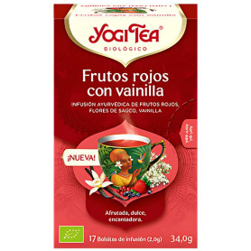 Frutas Vermelhas com Baunilha 17 Filtros de Chá Yogi