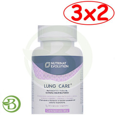 Pacote 3x2 Lung Care 60 Cápsulas Vegetais Nutrinat Evolution