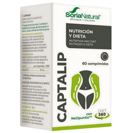 Captalip 60 comprimidos Soria Natural