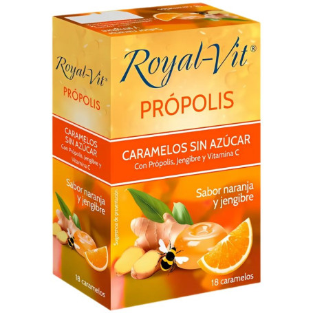 Doces de Própolis, Gengibre e Laranja Royal-Vit