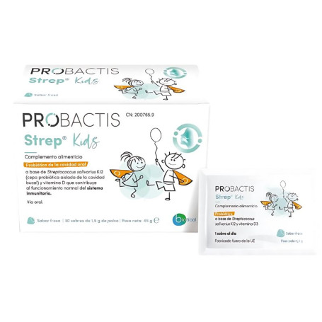 Probactis Strep Kids 30 Envelopes Saúde Biótica