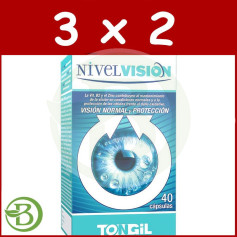 Pacote 3x2 Nivelvision 40 Cápsulas Vegetais Tongil