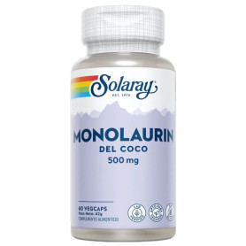 Monolaurina 500Mg 60 Cápsulas Vegetais Solaray