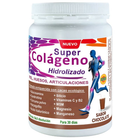 Colágeno Super Hidrolisado Sabor Chocolate 300Gr Robis