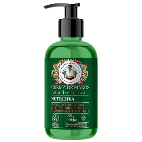 Creme de Mãos Natural Nutritivo Green Agafia 300Ml Agafja