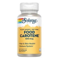 Alimentos Caroteno 500 mcg. - 30 pérolas Solaray