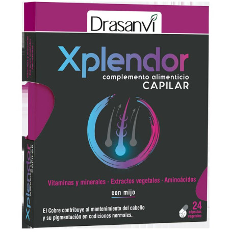 Xplendor Cabelo 24 Cápsulas Drasanvi