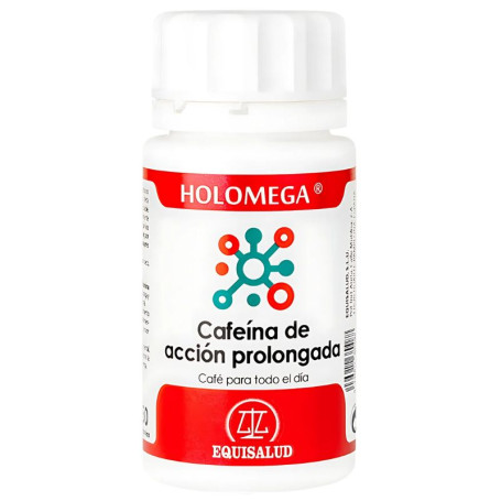 Holomega Cafeína Ação Prolongada 50 Cápsulas Equisalud