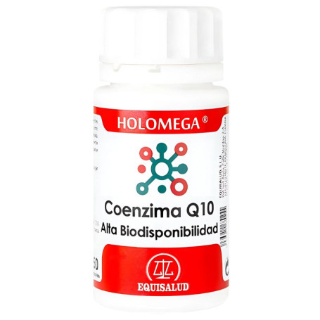 Holomega Coq10 Alta Biodisponibilidade 50 Cápsulas Equisalud