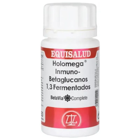 Holomega Imuno-Betaglucanos Fermentados 50 Cápsulas Equisalud