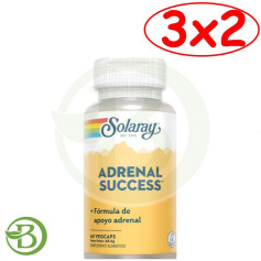 Pacote 3x2 Sucesso Adrenal Solaray 60 cápsulas