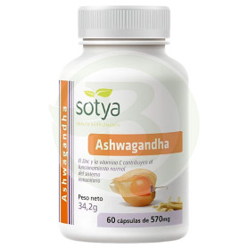 Ashwagandha 570Mg 60 Cápsulas Vegetais Sotya