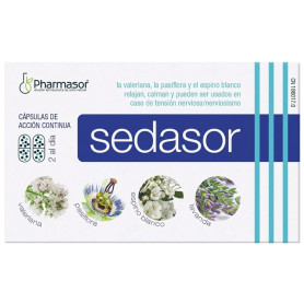 Sedador de Ação Contínua 30 Cápsulas Soria Natural