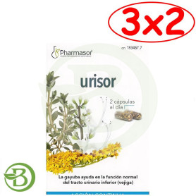 Pack 3x2 Urisor 30 Cápsulas Soria Natural